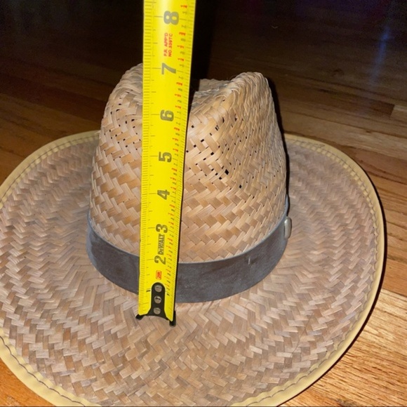 Natural straw western hat - Picture 8 of 8